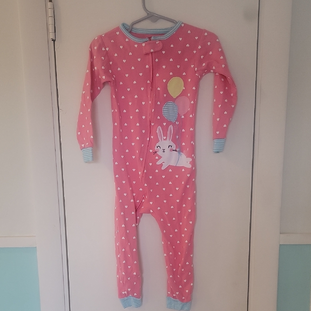 Carter's Pink Heart Bunny Bodysuit
